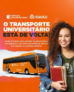 Transporte universitário retorna na próxima quarta-feira (1304) em Itaboraí