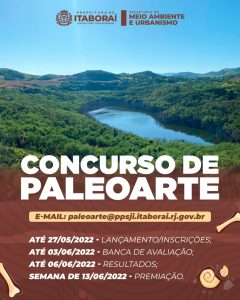 Inscrições para 1º Concurso de Artes Paleontológicas são prorrogadas até 27 de maio