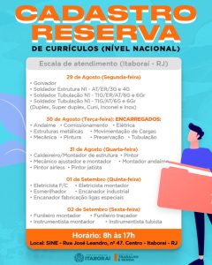 Sine da Prefeitura abre novo período para cadastro de currículos