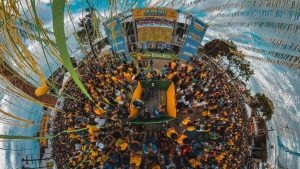 Milhares de torcedores comemoram a classificação e goleada do Brasil no Ita Fan Fest (4)