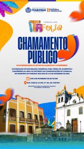 Carnaval 2023 inscrições para credenciar ambulantes e food trucks